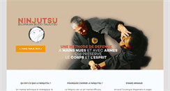 Desktop Screenshot of bujinkan-france.com